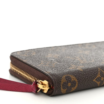 Louis Vuitton Monogram Clemence Wallet Fuchsia 8 of 9