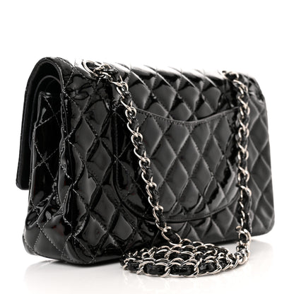 Chanel Patent Quilted Medium Double Flap Black 3 of 22
