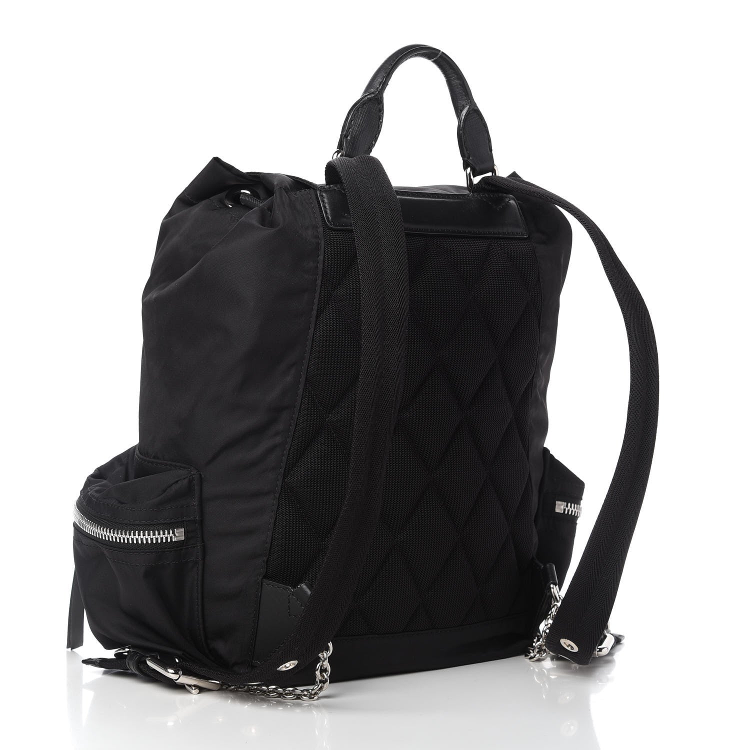 Burberry Nylon Medium Rucksack Backpack Black 3 of 10