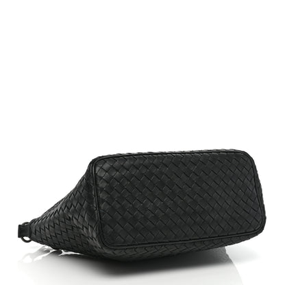 Bottega Veneta Nappa Intrecciato Small Shoulder Bag Black 4 of 8