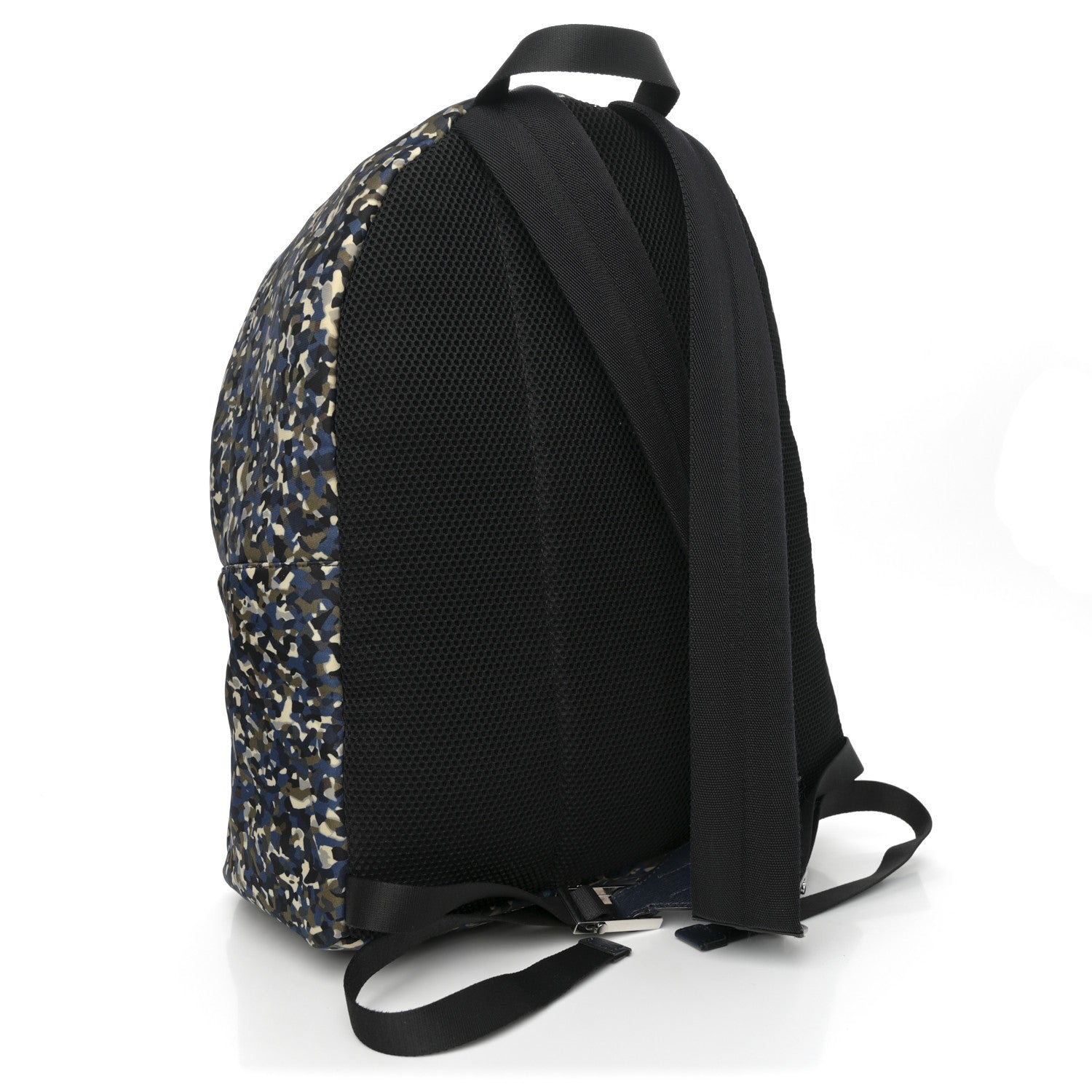 Fendi Nylon Vitello Elite Flamingo Granite Lightning Monster Eyes Backpack  Military Lavagna Multicolor 5 of 31