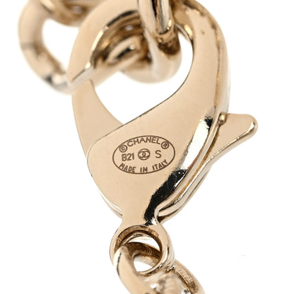 Chanel Metal Beaded CC Bracelet Gold 5 of 6