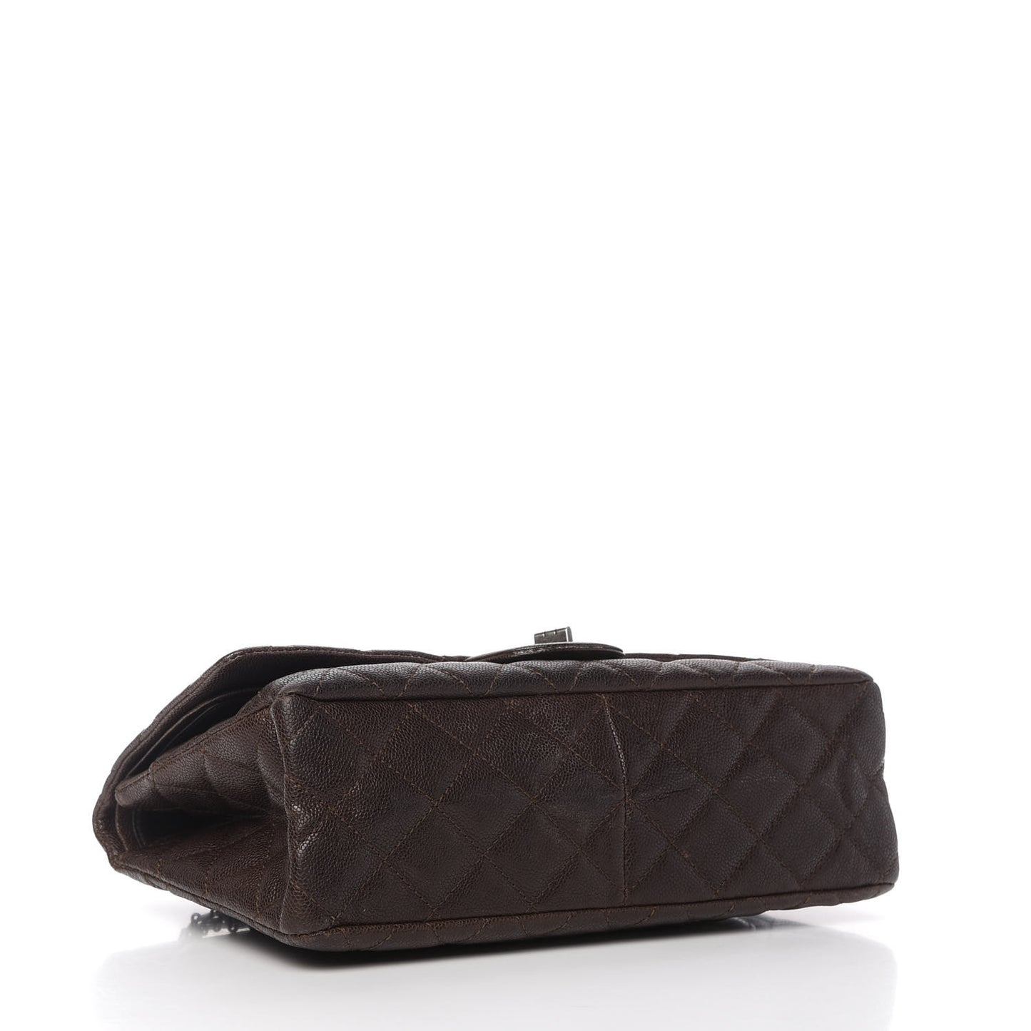 Caviar Quilted 2.55 Reissue 227 Flap Dark Brown