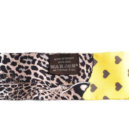 Hermes Silk Jungle Love Love Twilly Jaune Vif Canard 2 of 7