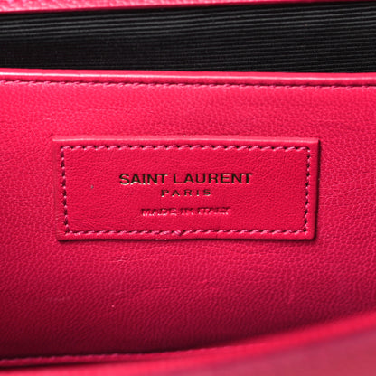 Saint Laurent Grain De Poudre Classic Monogram Cassandre Clutch Lipstick Fuchsia 6 of 9