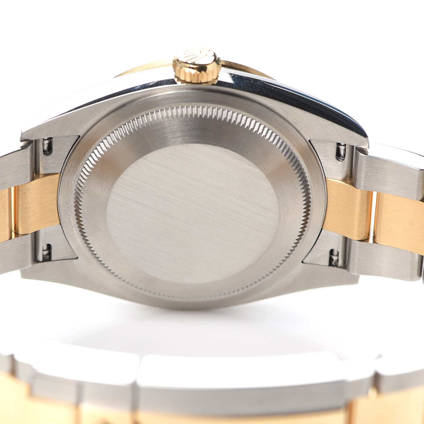 Stainless Steel 18K Yellow Gold 36mm Oyster Perpetual Explorer Watch Black 124273