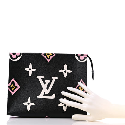 Louis Vuitton Monogram Giant Wild At Heart Toiletry Pouch 26 Black 2 of 8