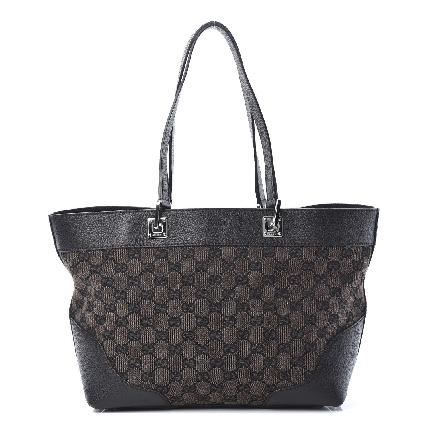 Gucci Monogram Tote Dark Brown 1 of 14