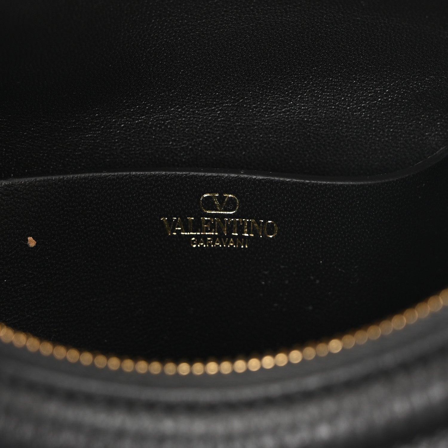 Valentino Garavani Grainy Calfskin Small Vlogo Moon Hobo Bag Black 6 of 10