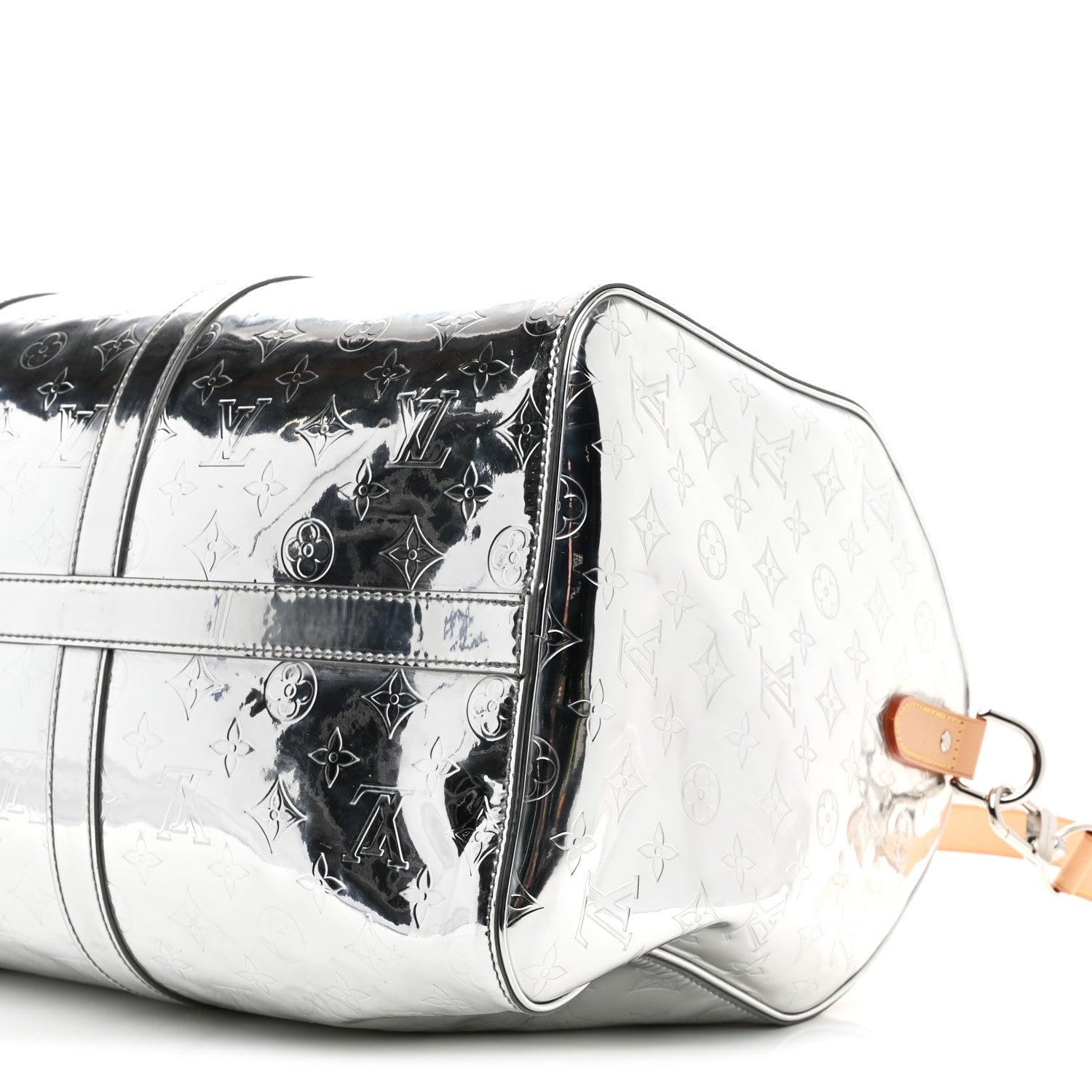 Louis Vuitton Monogram Mirror Keepall Bandouliere 50 Silver 8 of 8