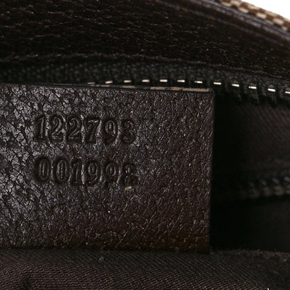 Gucci Monogram Flat Messenger Bag Dark Brown 7 of 13