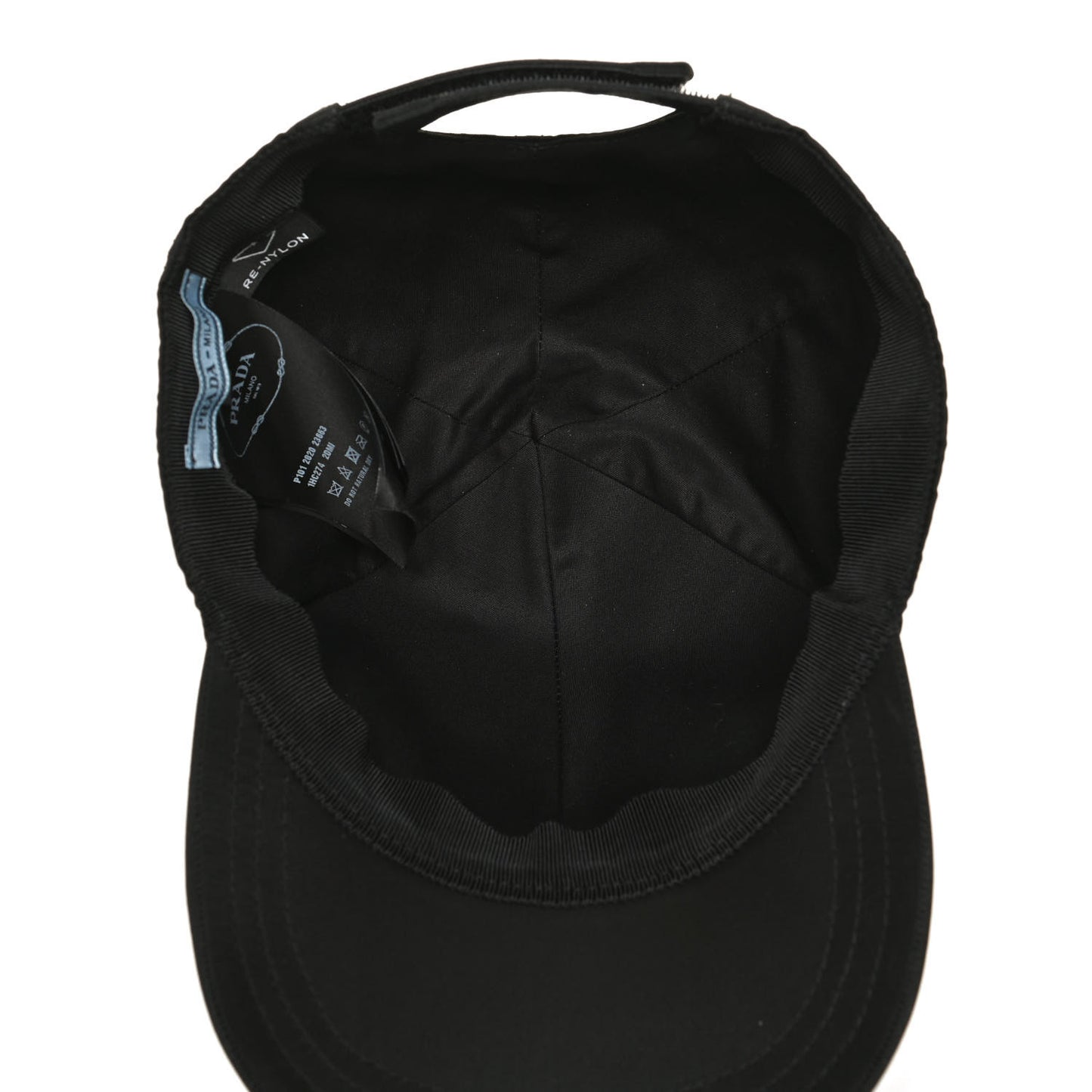Re-Nylon Womens Baseball Cap M Black