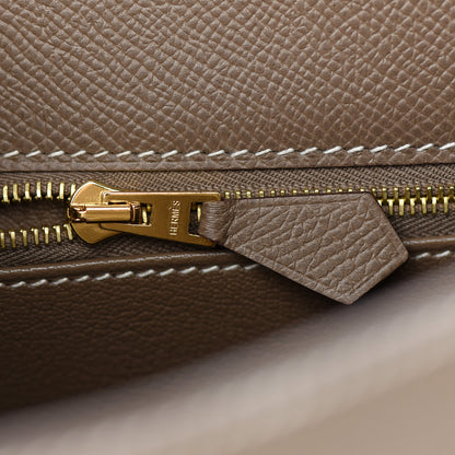 Hermes Epsom Kelly Sellier 28 Etoupe 37 of 39