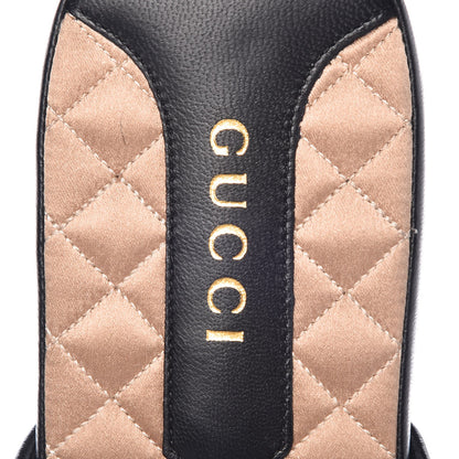 Gucci X MLB Lambskin NY Yankees Embroidered Mens GG Slippers 10 Black 6 of 11