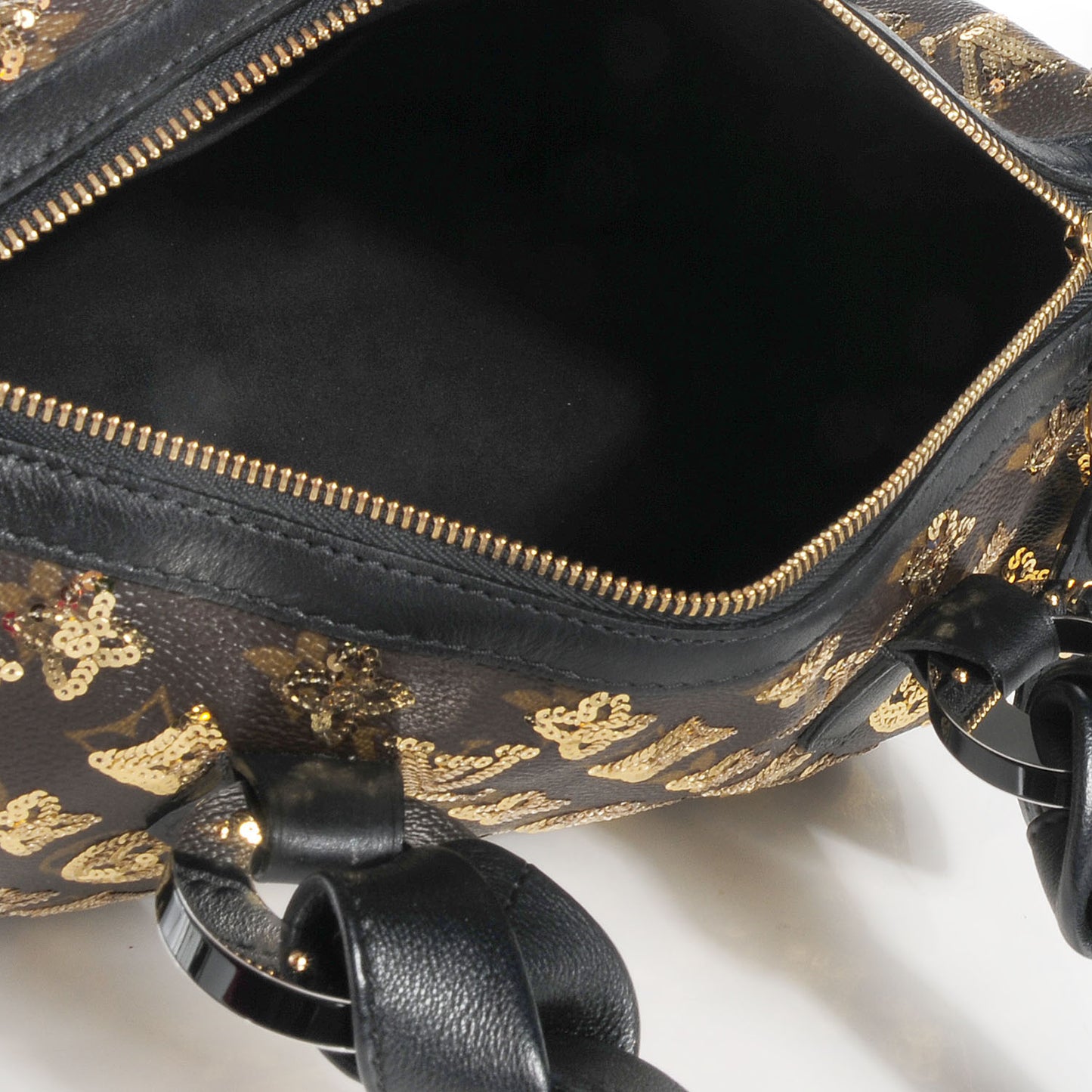 Monogram Sequins Eclipse Speedy 28 Gold