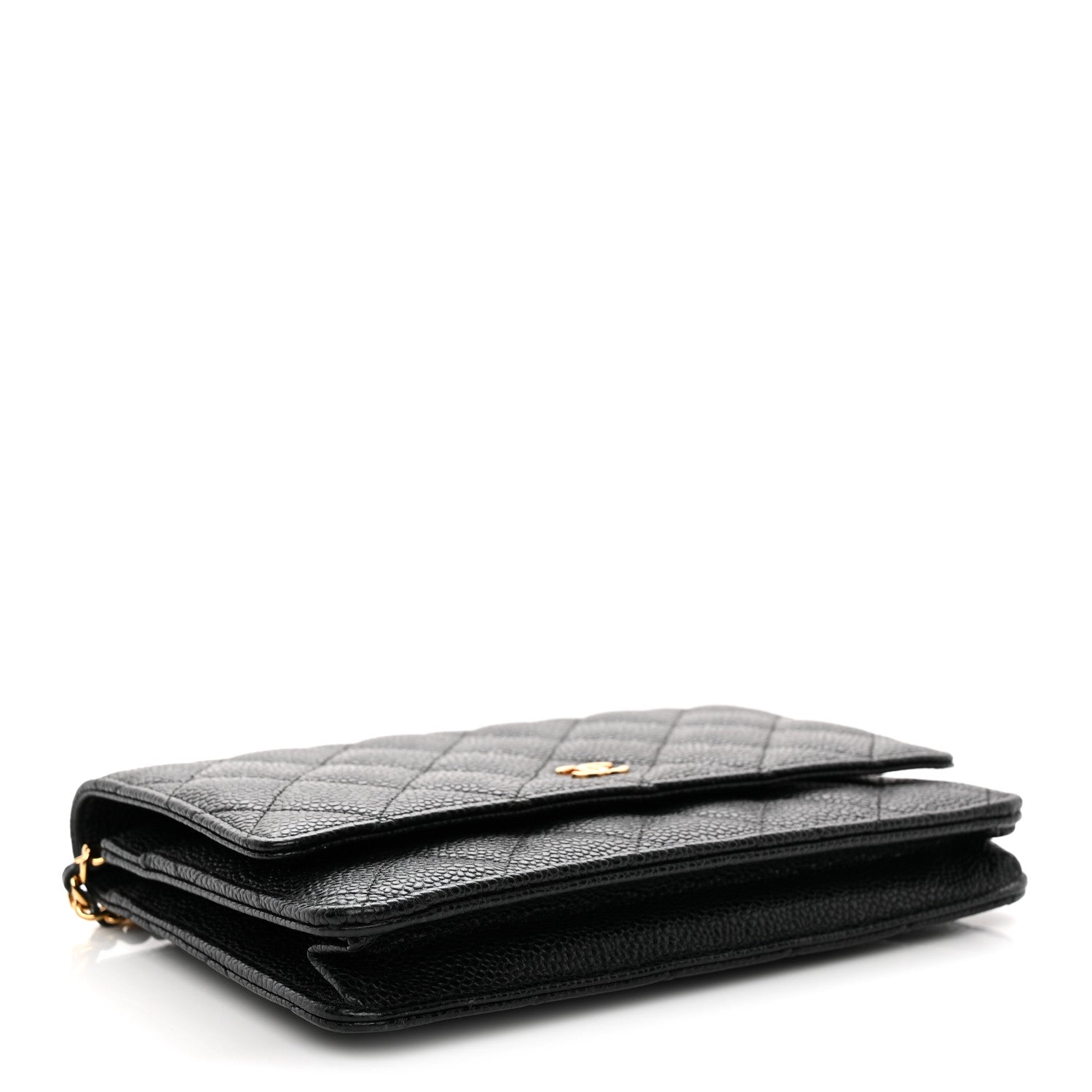 Chanel Caviar Quilted Wallet On Chain WOC Black 4 of 12