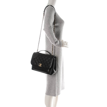 Chanel Caviar Quilted Large Business Affinity Flap Black 2 of 8