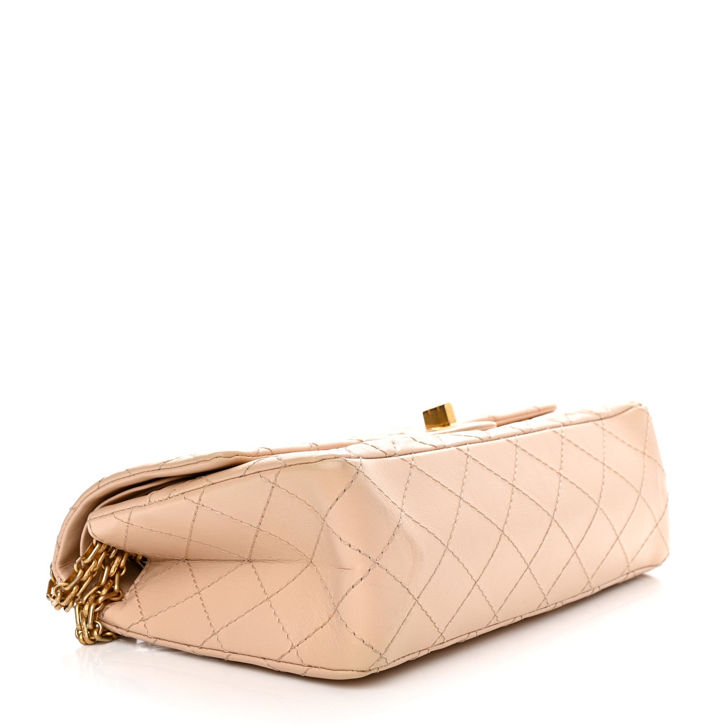 Chanel Aged Calfskin Quilted 2.55 Reissue 225 Flap Beige 4 of 10