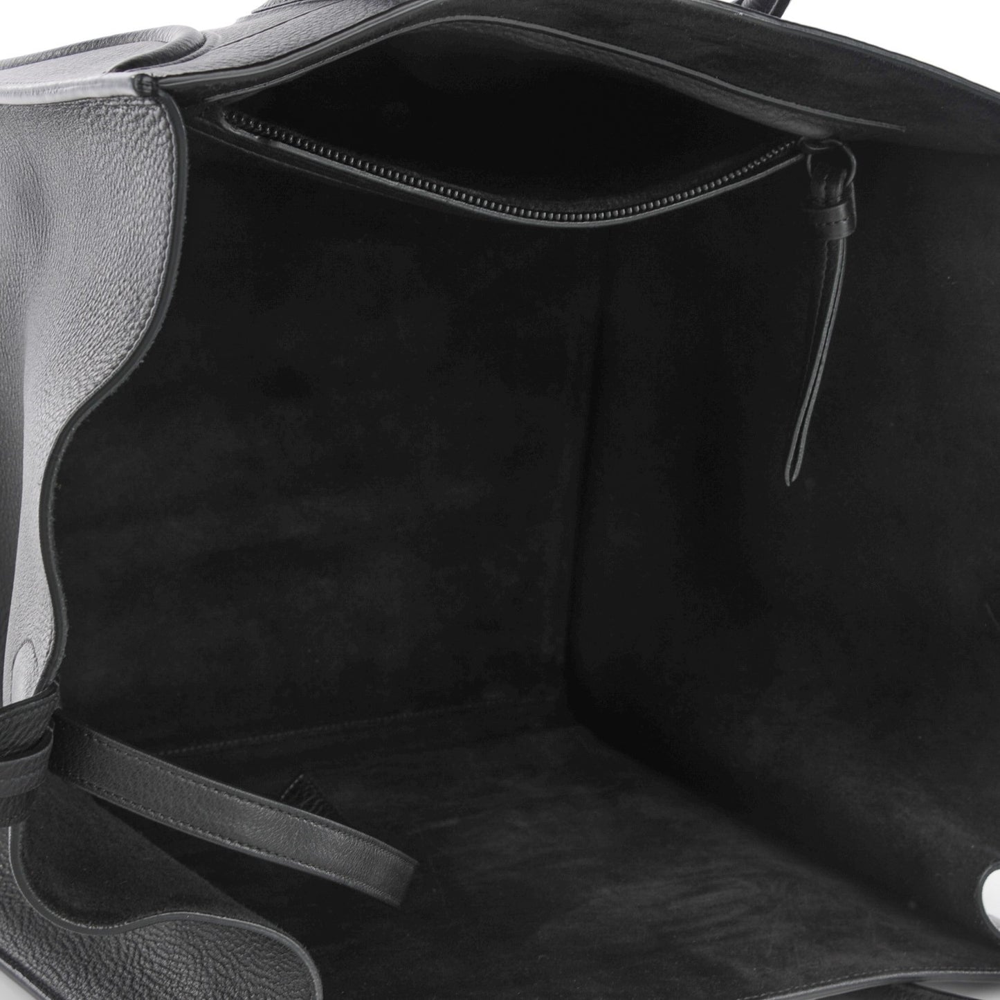 Supple Calfskin Medium Phantom Luggage Black