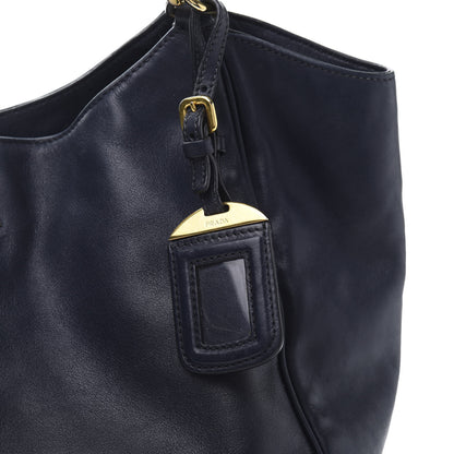 Prada Soft Calf Chain Tote Baltico 14 of 16