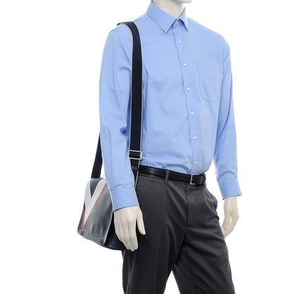 Louis Vuitton Damier Cobalt Latitude America's Cup District PM Red 2 of 9