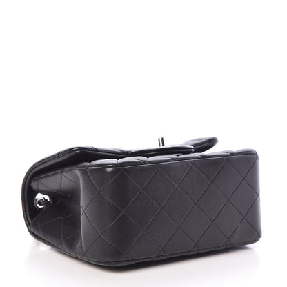 Chanel Lambskin Quilted Mini Square Flap Black 4 of 11