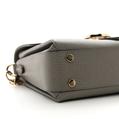 Gucci Dollar Calfskin Interlocking G Top Handle Shoulder Bag Loess 10 of 11