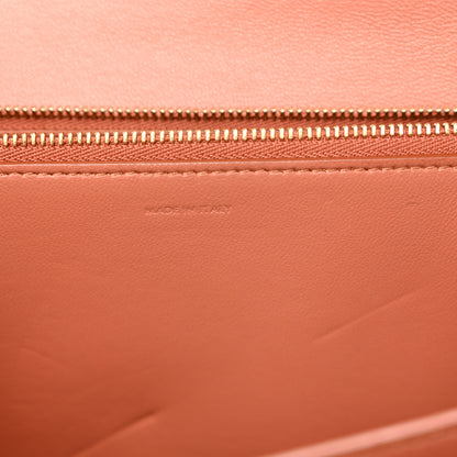 Celine Liege Calfskin Medium Classic Box Flap Bag Terracotta 7 of 10