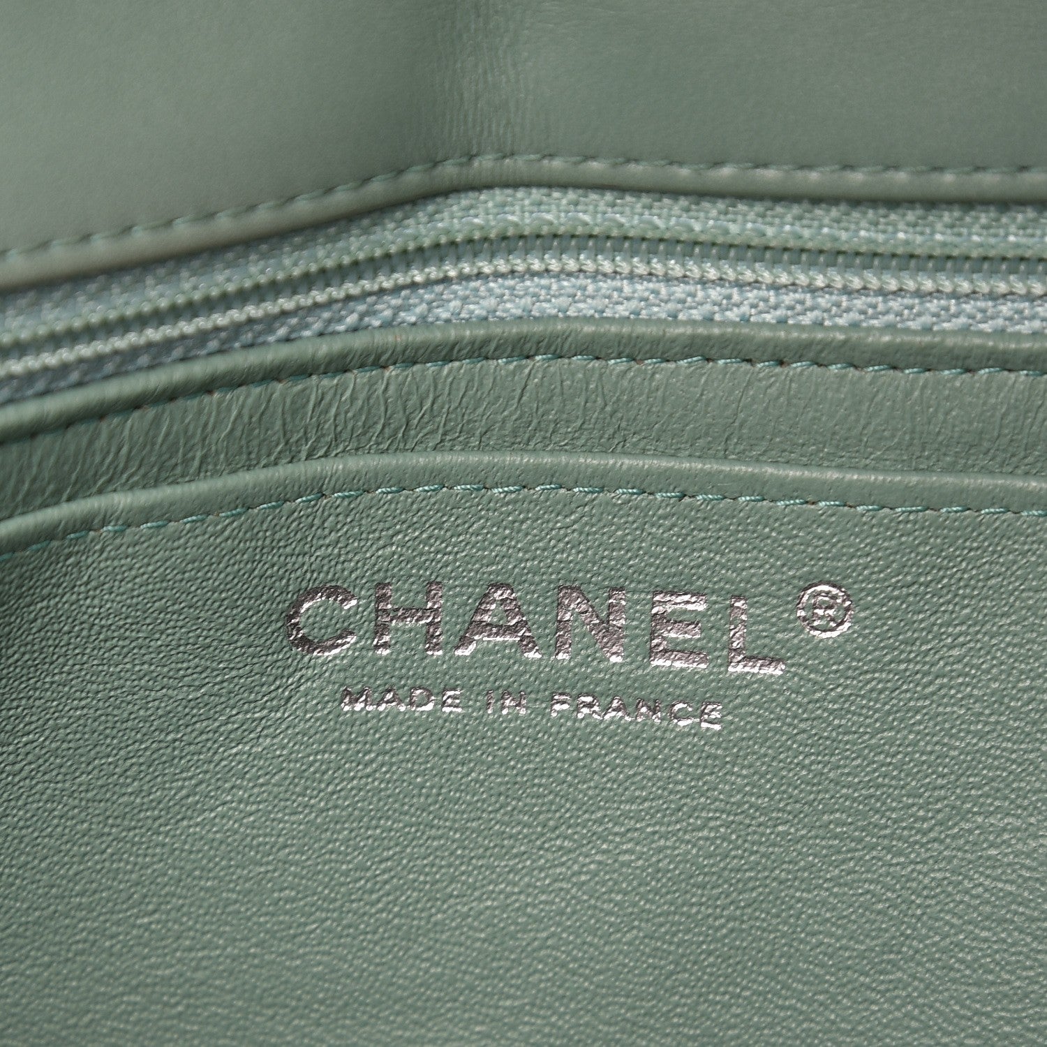 Chanel Lambskin Quilted Maxi Single Flap Green 6 of 11