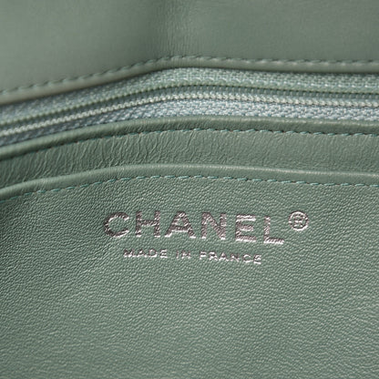 Chanel Lambskin Quilted Maxi Single Flap Green 6 of 11