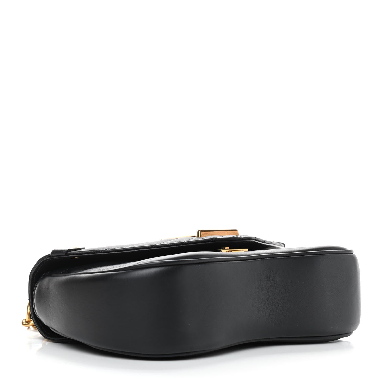 Louis Vuitton Calfskin New Wave Chain MM Black 4 of 8