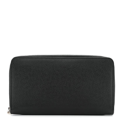 Louis Vuitton Taiga Zippy Organizer Wallet Black 1 of 10