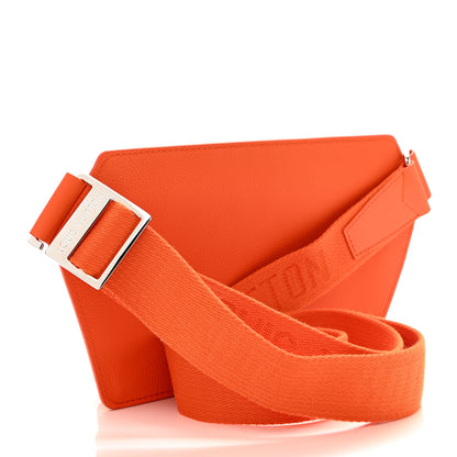 Louis Vuitton Grained Calfskin Aerogram New Sling Orange 3 of 10