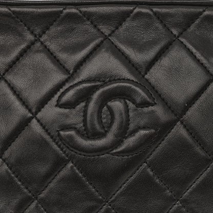 Chanel Lambskin Quilted CC Tassel Camera Case Black 12 of 15