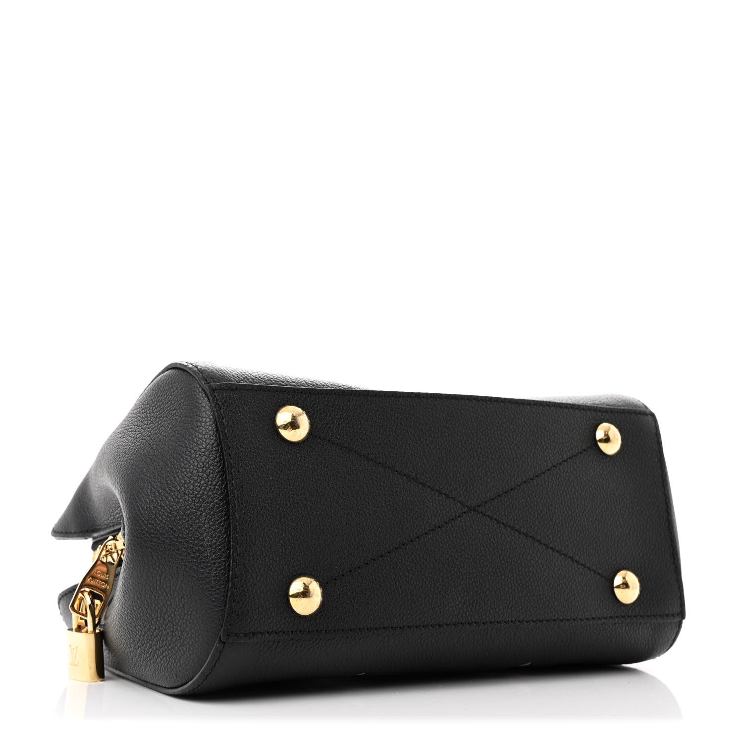 Louis Vuitton Empreinte Monogram Giant Montaigne BB Black Beige 4 of 12