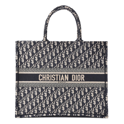 Christian Dior Oblique Book Tote Blue Multicolor 1 of 10