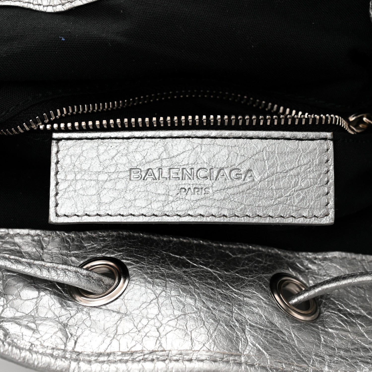 Balenciaga Agneau Giant 12 Silver Hardware Mini Pompon Gris Aluminum 6 of 11