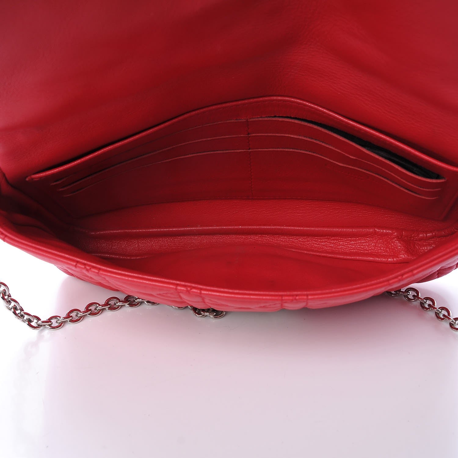 Christian Dior Lambskin Cannage New Lock Pouch Pink 5 of 14