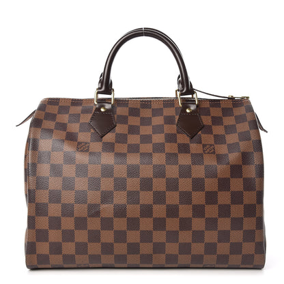 Louis Vuitton Damier Ebene Speedy 30 1 of 10