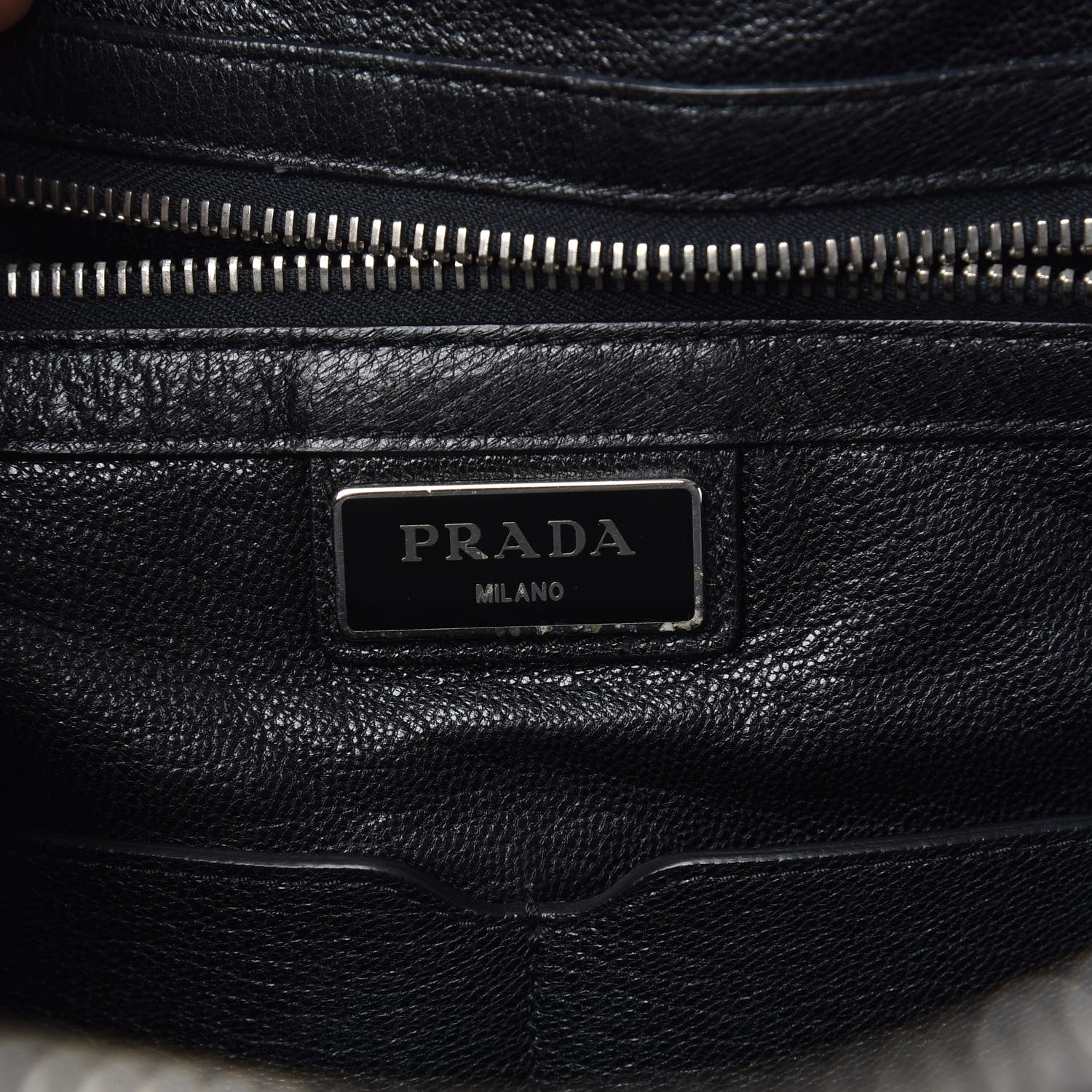 Prada Saffiano Cuir Briefcase Backpack Black 6 of 9