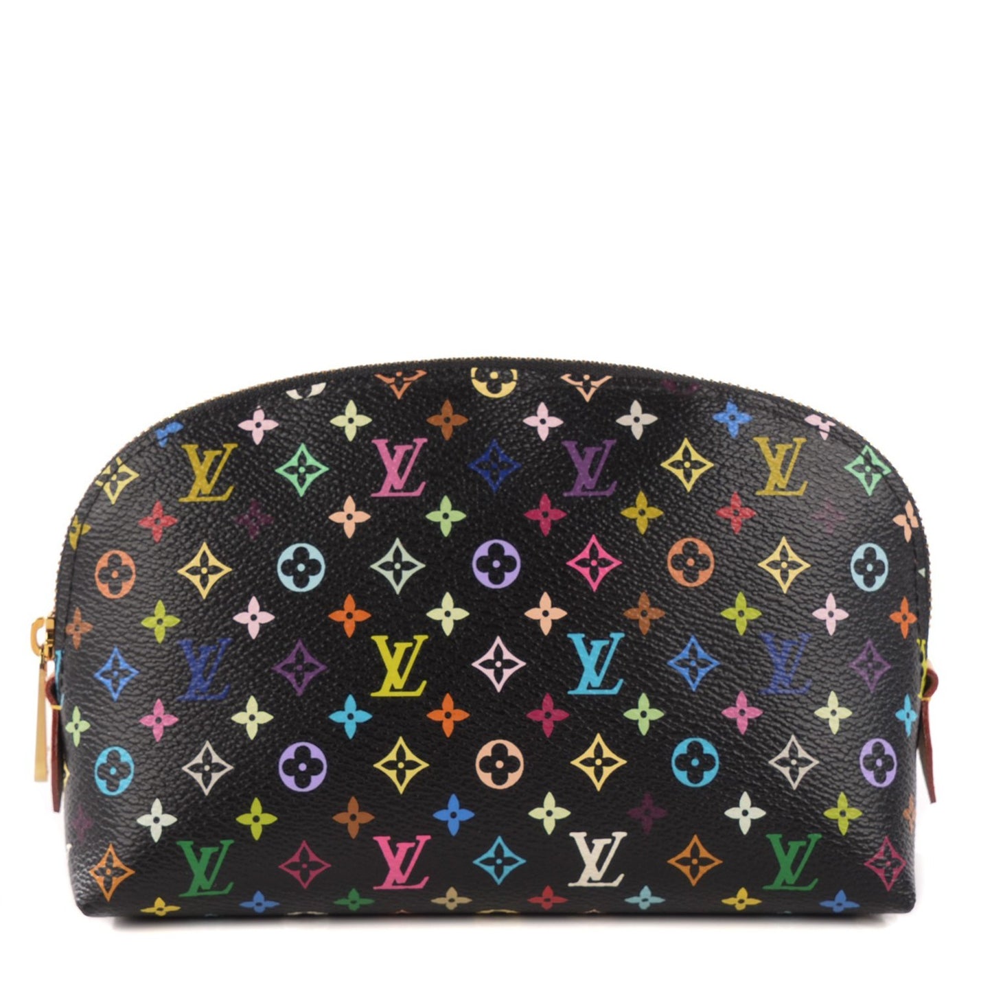 Monogram Multicolor Cosmetic Pouch Black Grenade
