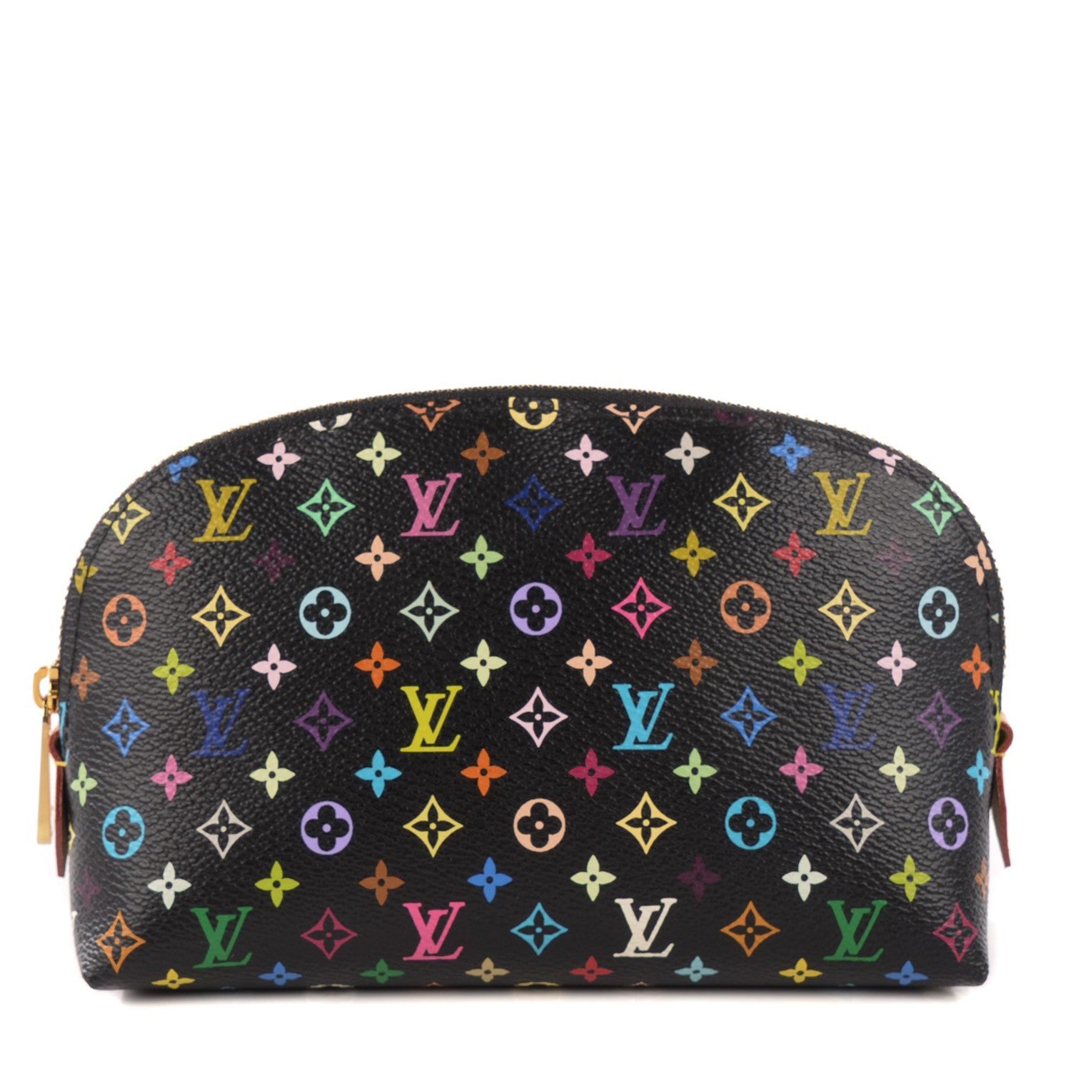 Louis Vuitton Monogram Multicolor Cosmetic Pouch Black Grenade 1 of 7
