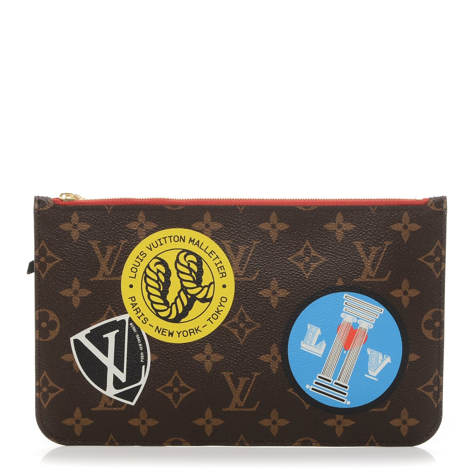 Louis Vuitton Monogram World Tour Neverfull MM GM Pochette 1 of 6