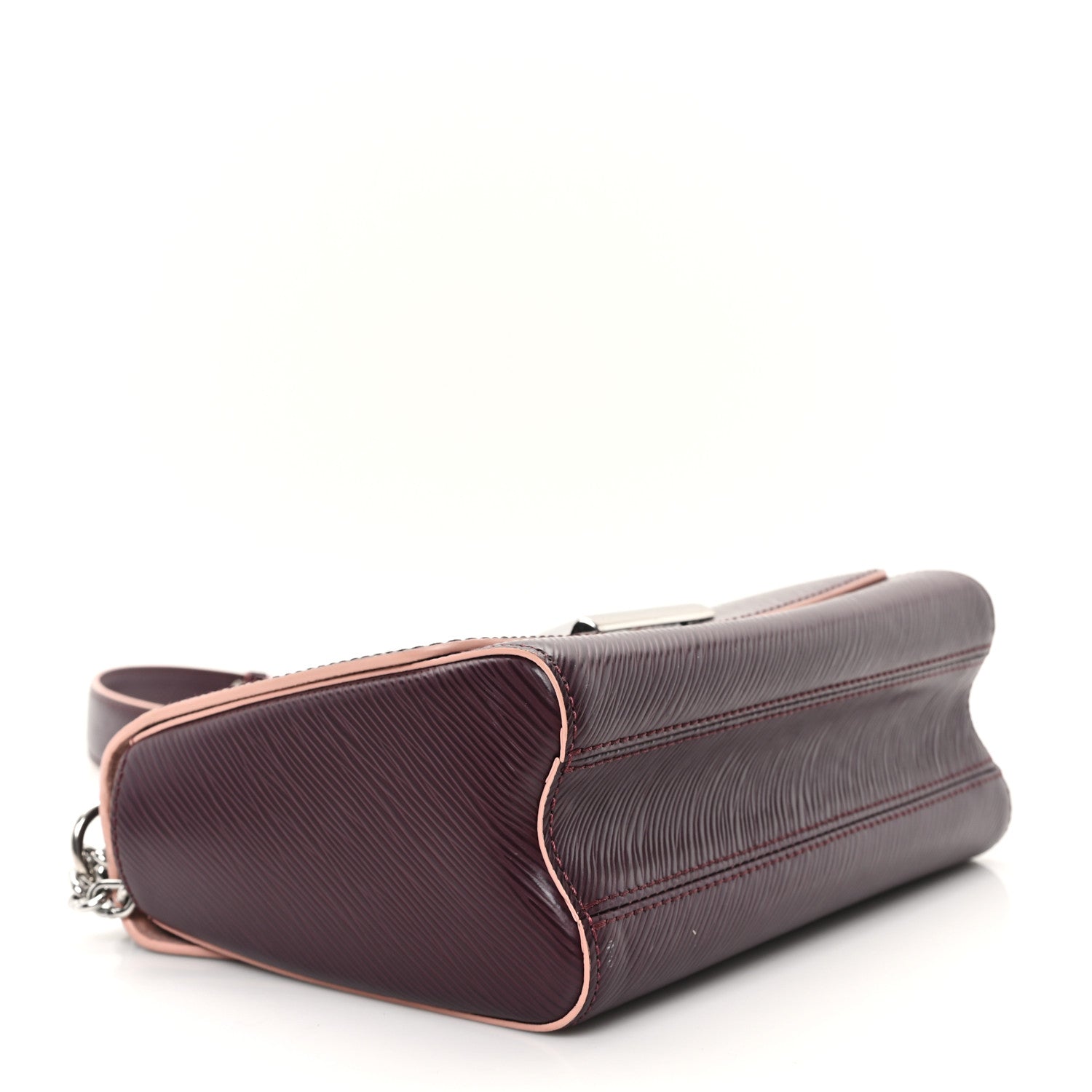 Louis Vuitton Epi Twist Shoulder Bag MM Prune Rose Poudre 5 of 10