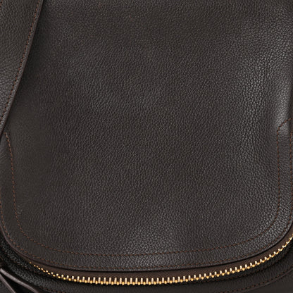Tom Ford Grained Calfskin Medium Jennifer Crossbody Bag Brown 8 of 18