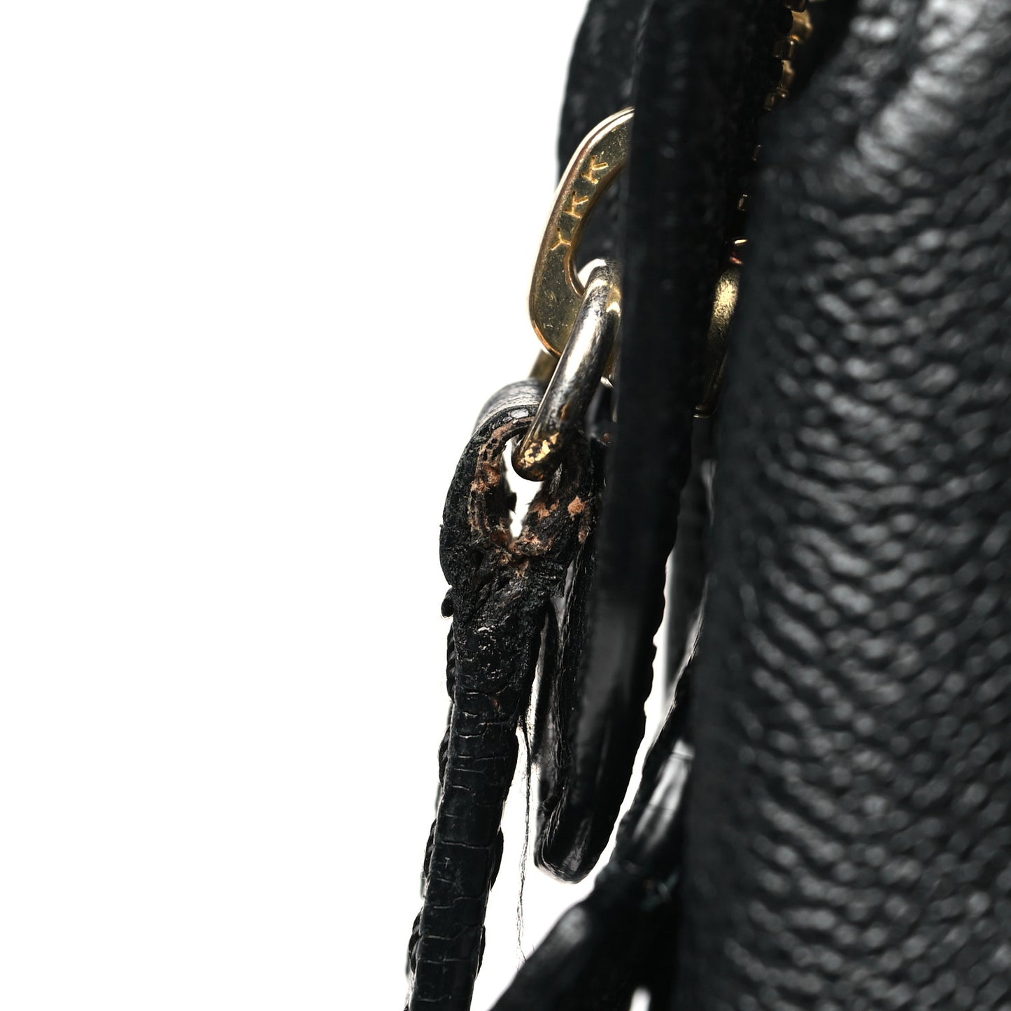 Soft Grain Calfskin House Check Small Helmsley Crossbody Black