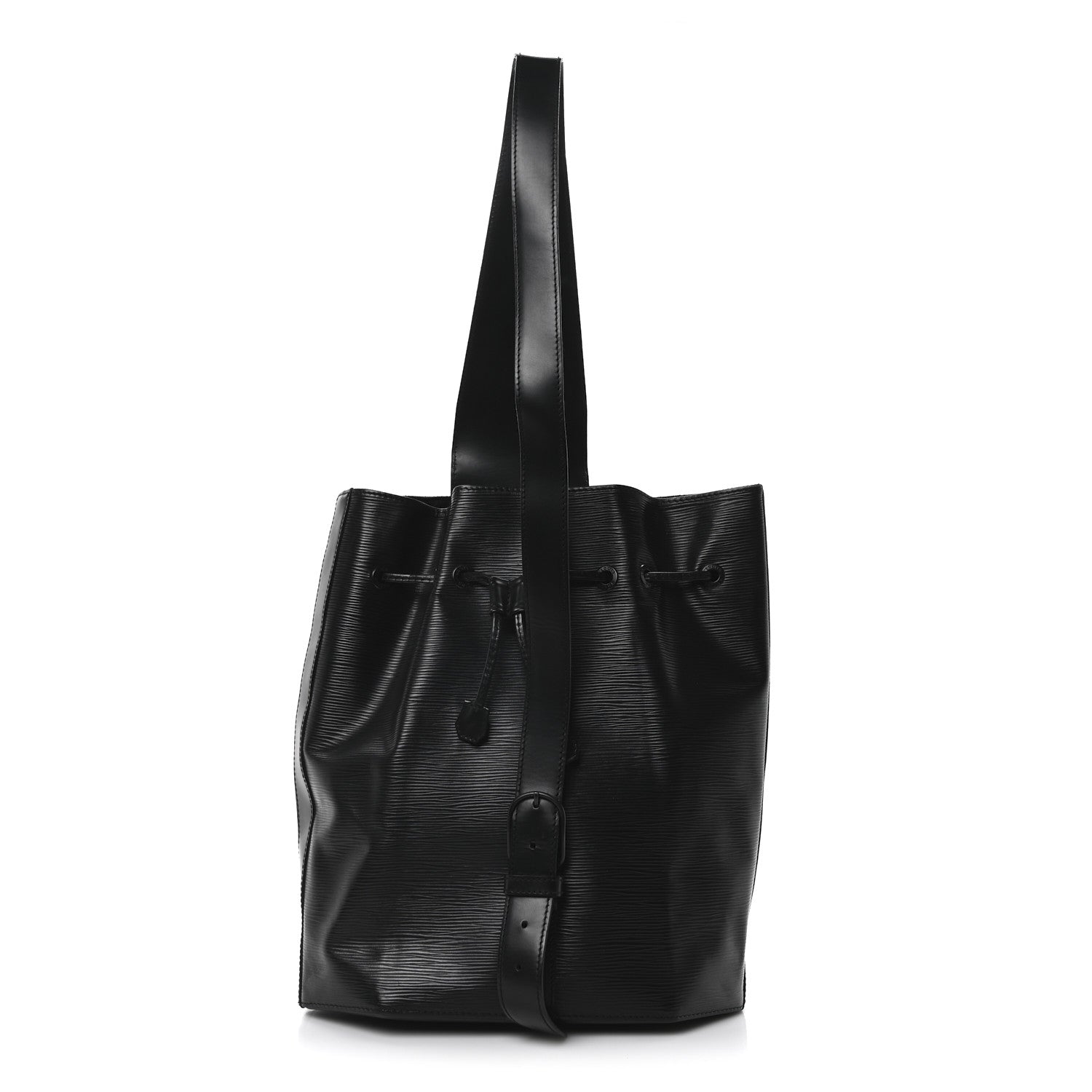 Louis Vuitton Epi Sac a Dos Drawstring Bag Black 1 of 10