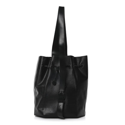 Louis Vuitton Epi Sac a Dos Drawstring Bag Black 1 of 10