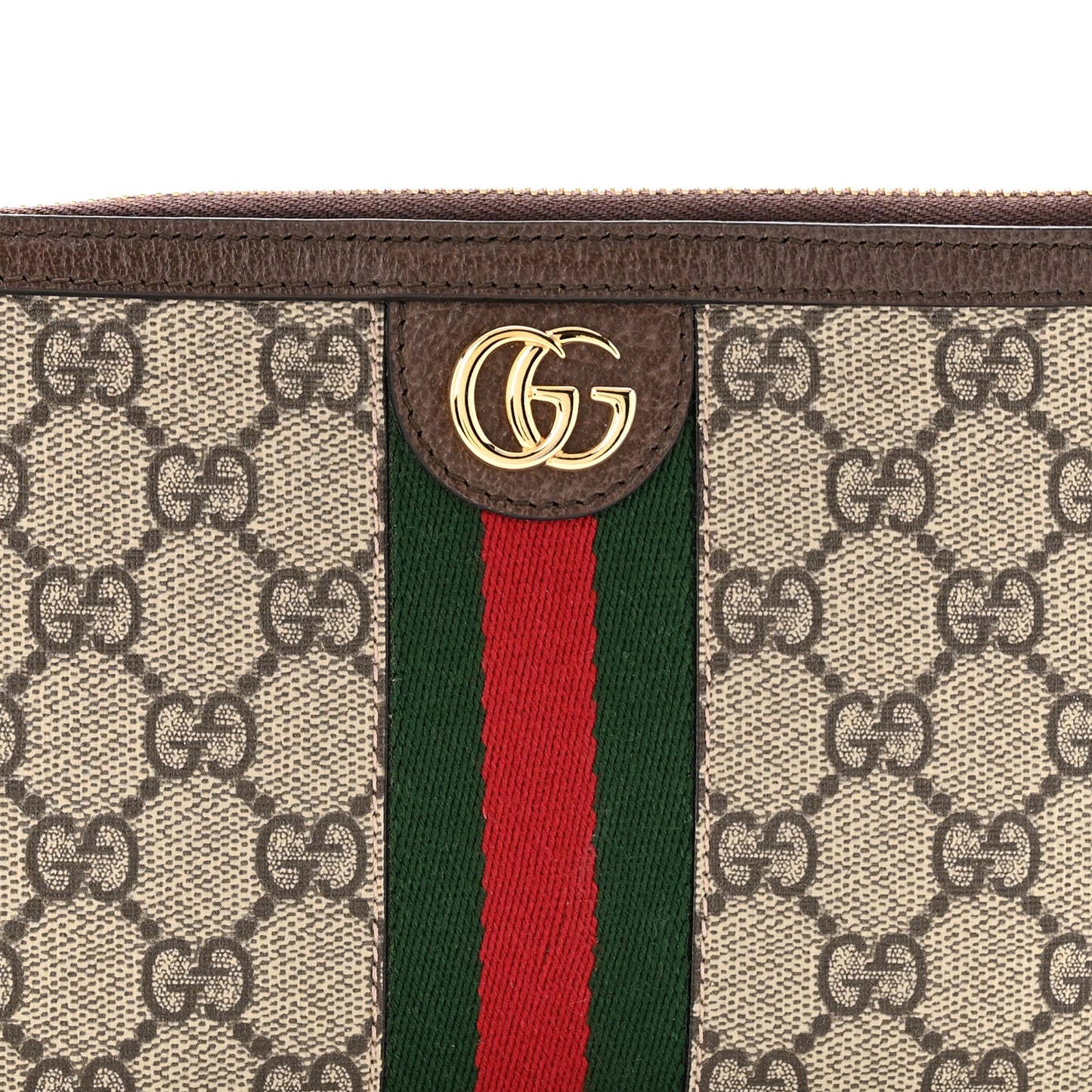 GG Supreme Monogram Web Ophidia Utility Belt Bag  85 34 Beige Ebony New Acero