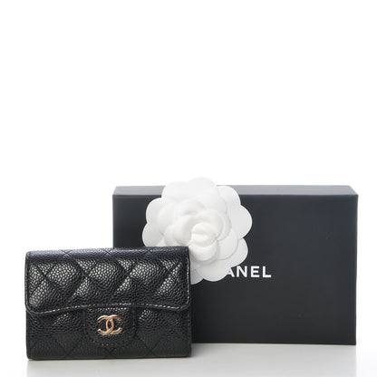Chanel Caviar Quilted 4 Key Holder Black 9 of 9